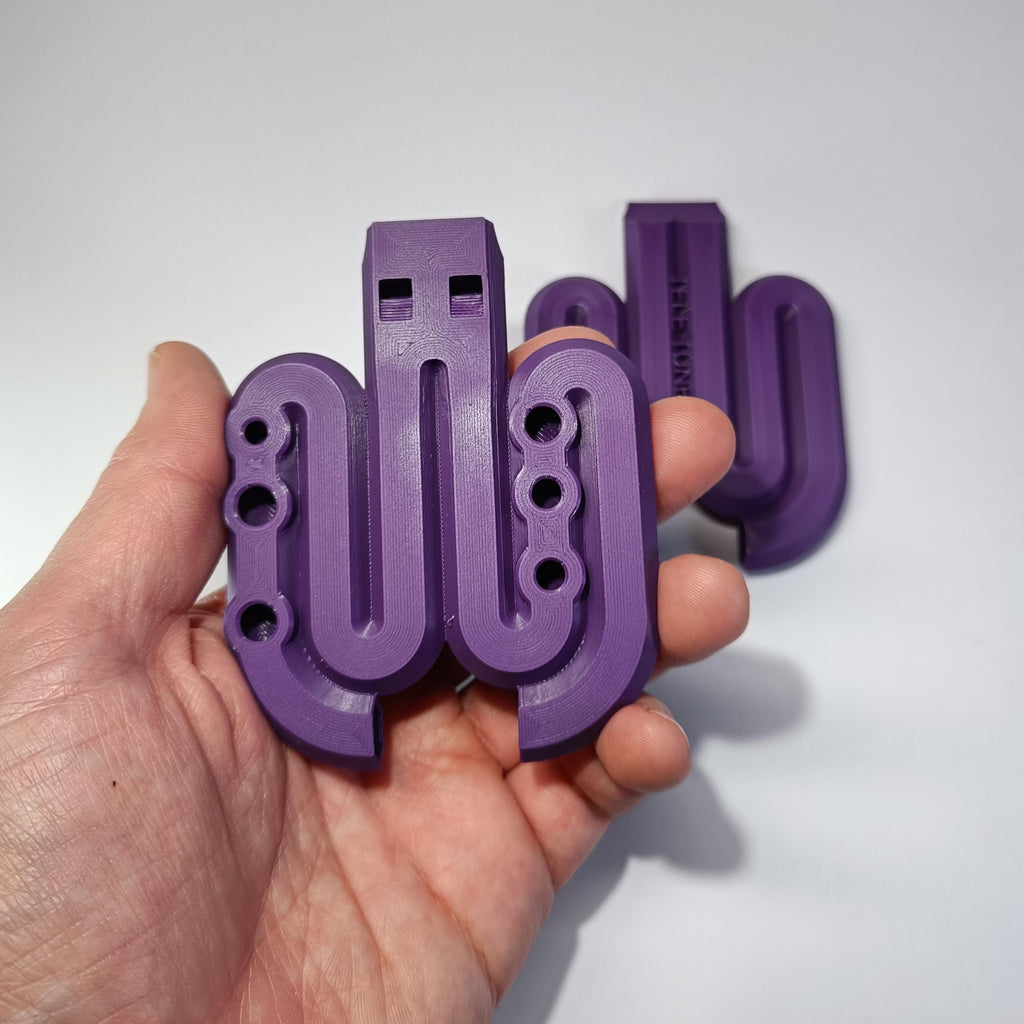 Octo Harmonizer - G Major - held in hand showing size