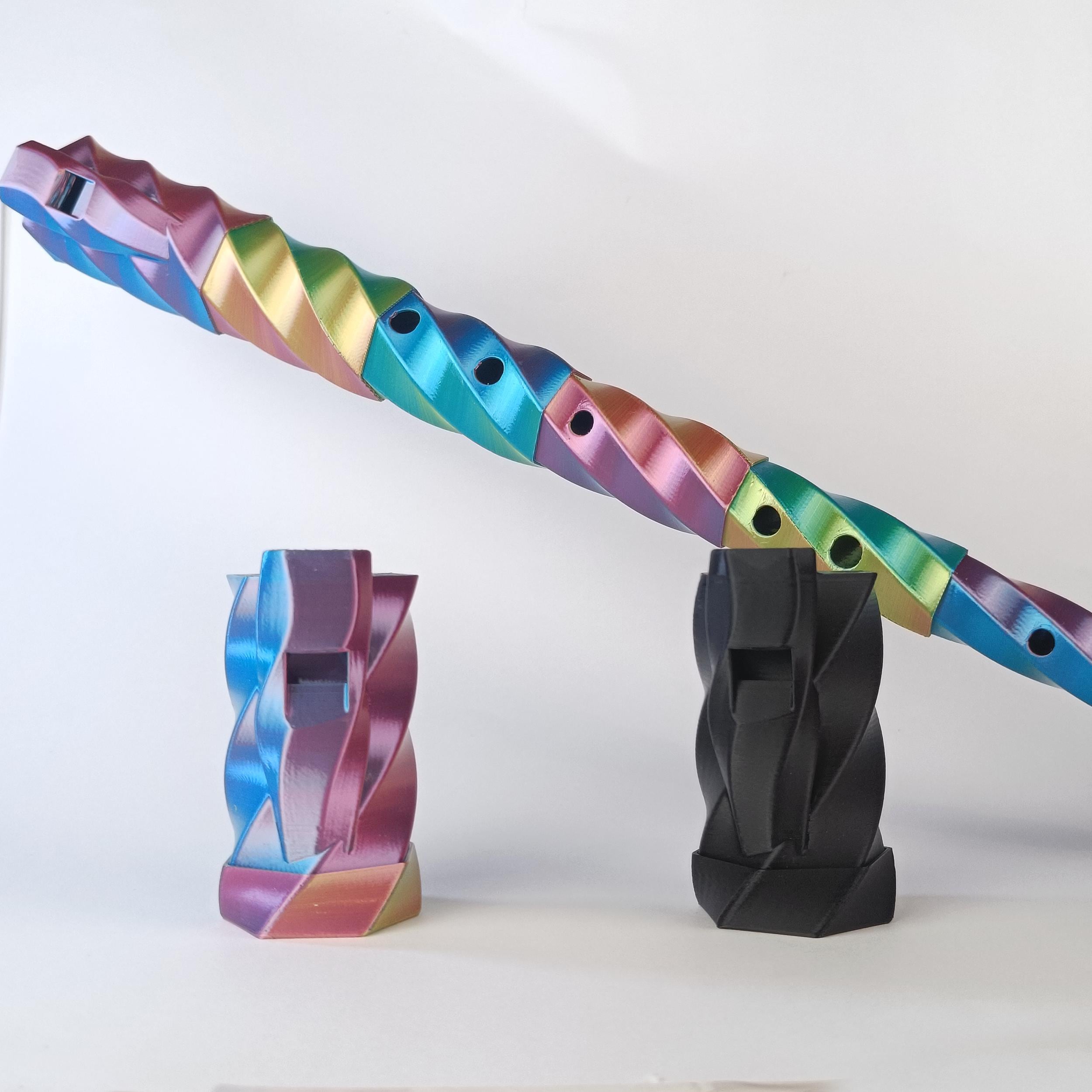 Low D Unicorn Tune - 3D printed flute by Tele Tunes